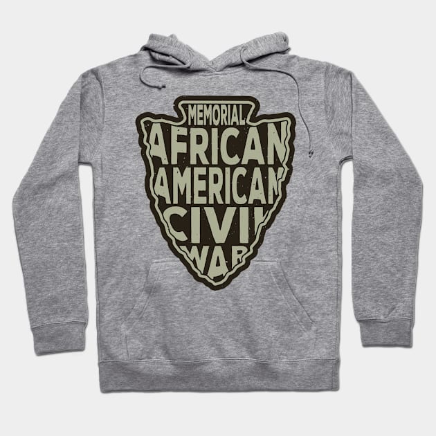 African American Civil War Memorial name arrowhead Hoodie by nylebuss